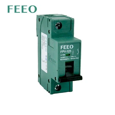 1P 2P DC 1000V SOLAR MINI CIRCUIT BATERIE Spínač 80A 100A 125A DC MCB pro fotovoltaický PV systém