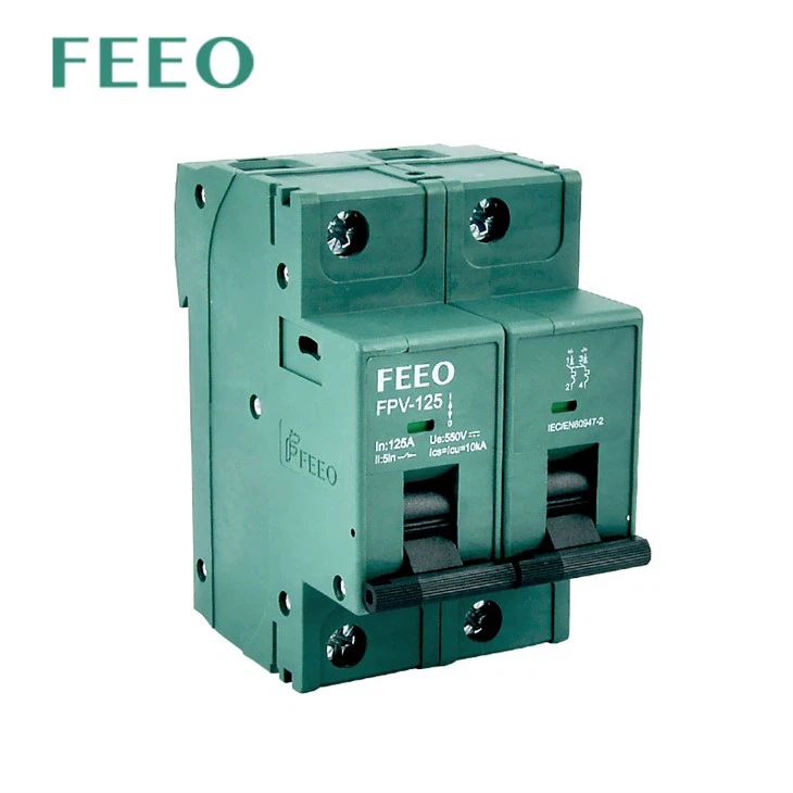 TUV CE Vysoce kvalitní solární PV 10KA DC MCB až do 125a 2p DC Mini Circuit Breaker